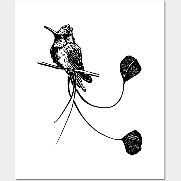 hummingbird Wall Art by ativka